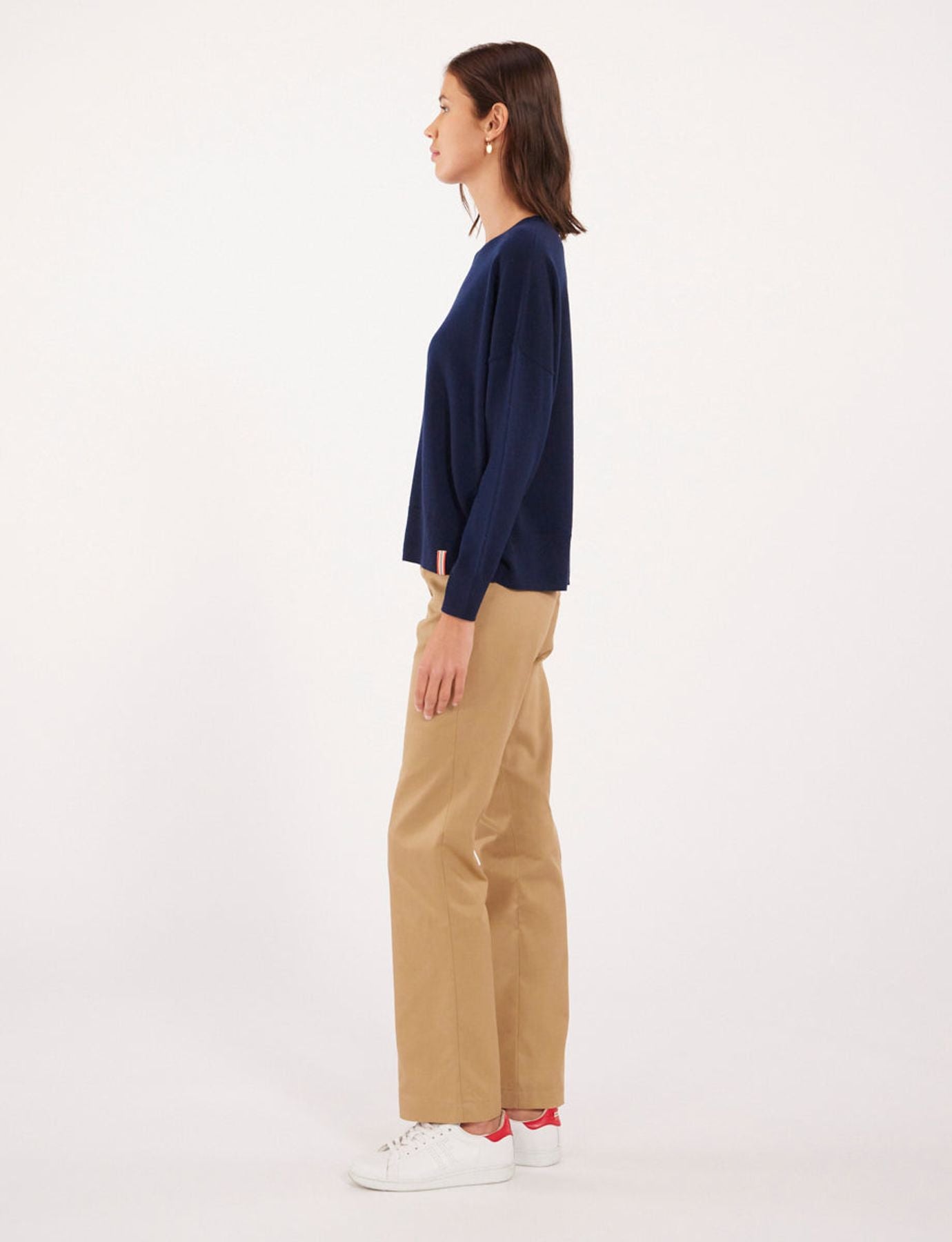 Alessia navy blue wool jumper