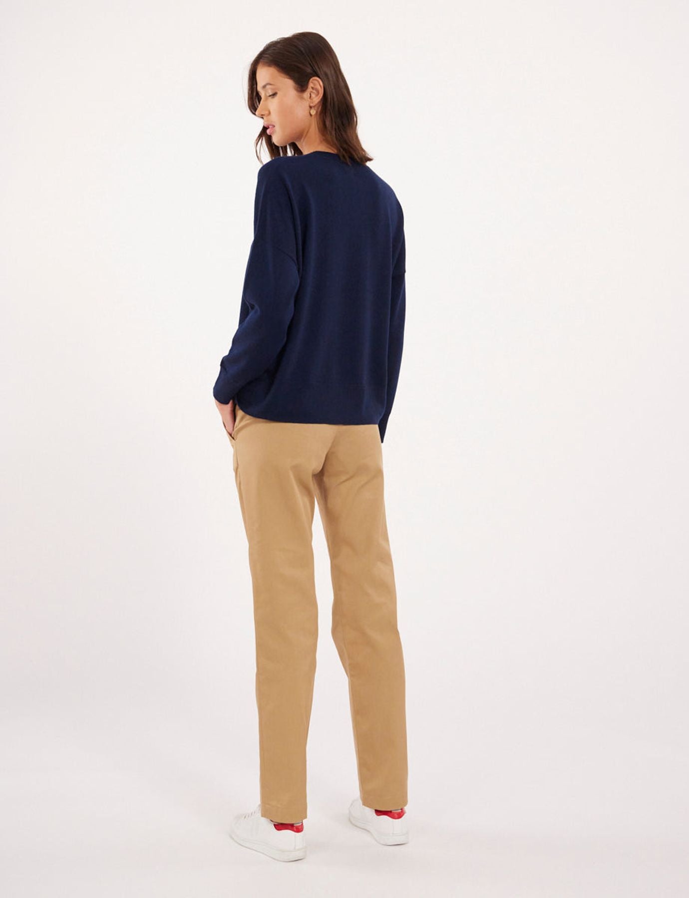 Alessia navy blue wool jumper