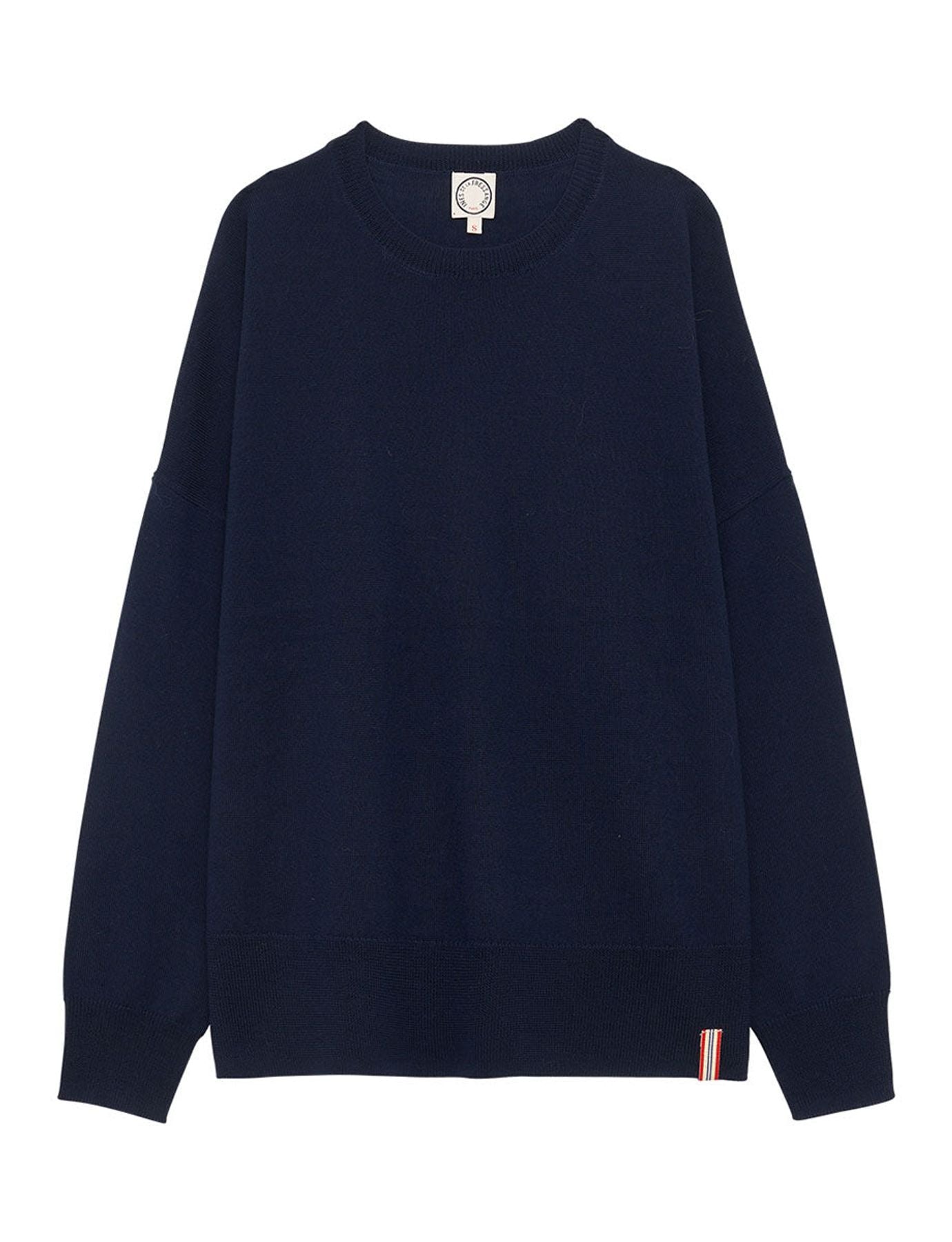 Alessia navy blue wool jumper