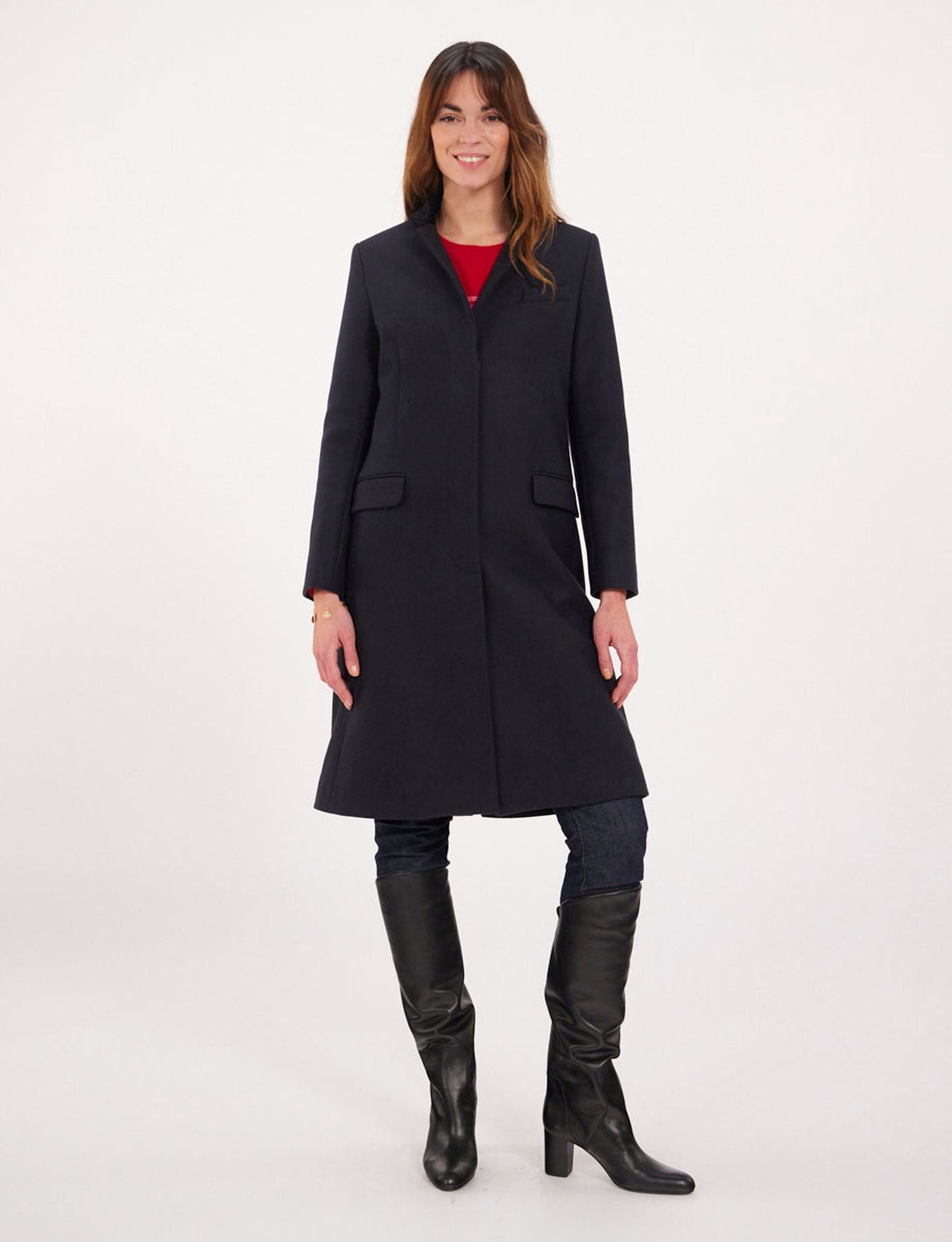 Franck midnight blue coat