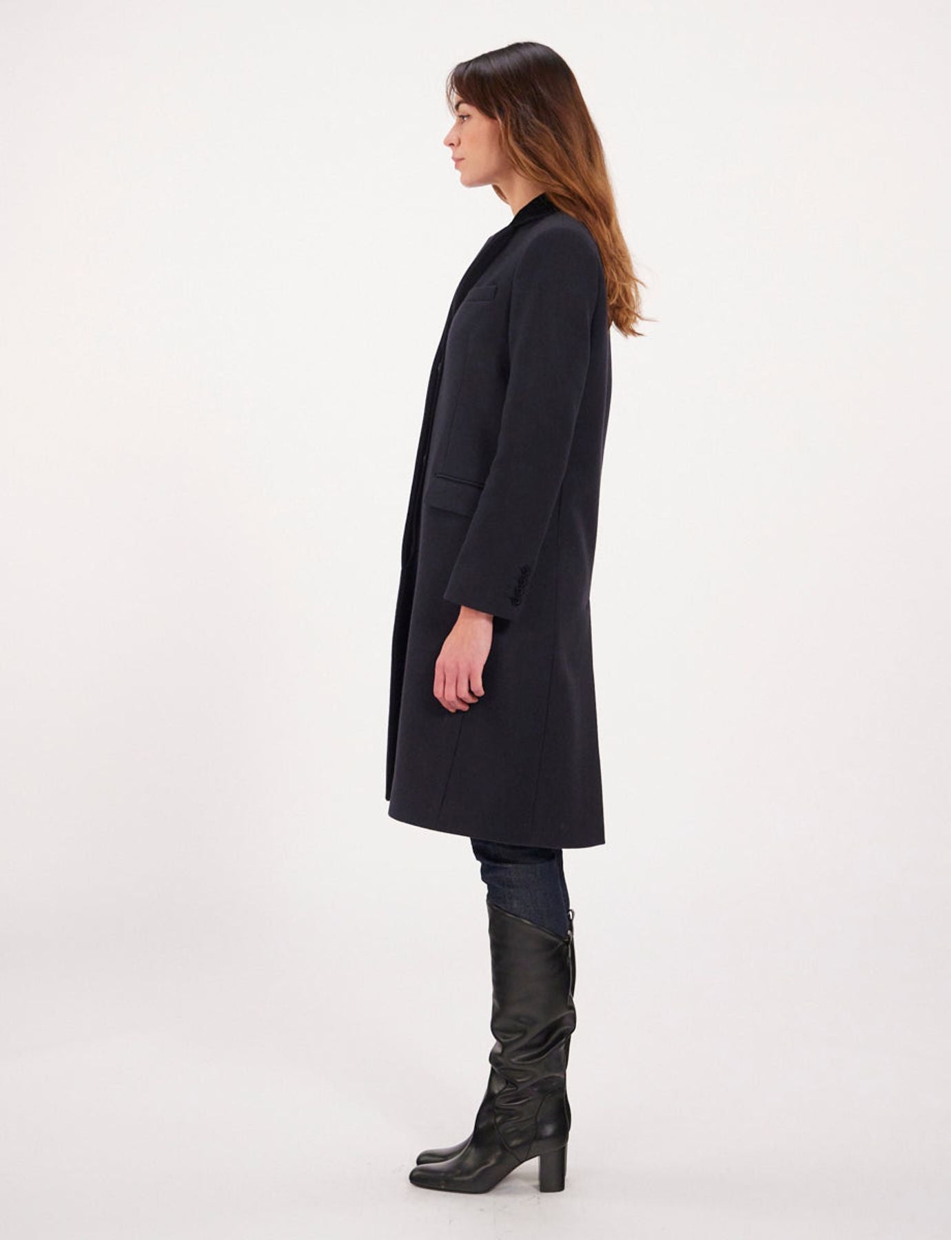 Franck midnight blue coat