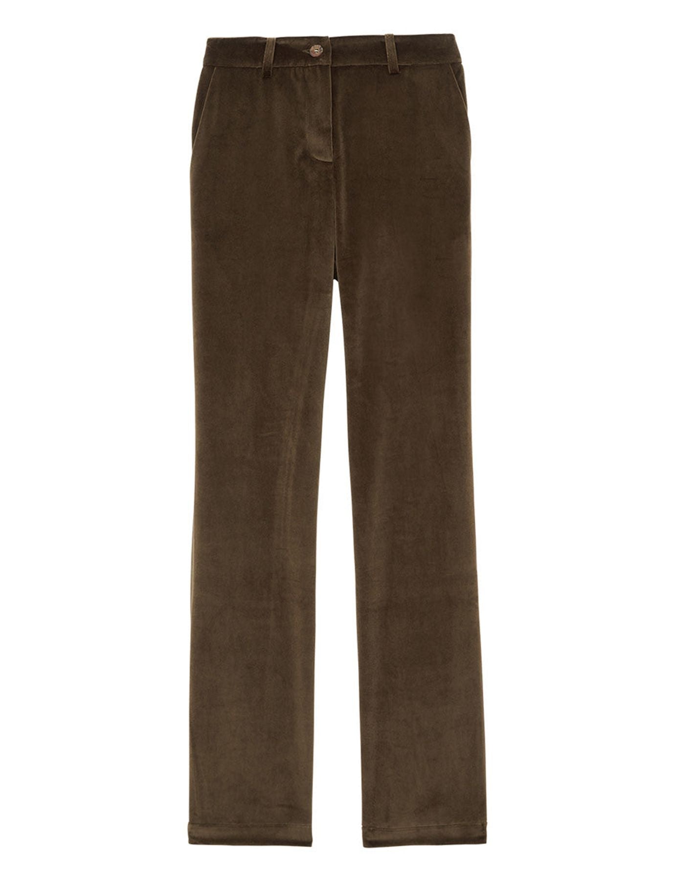 Francisco dark khaki corduroy trousers