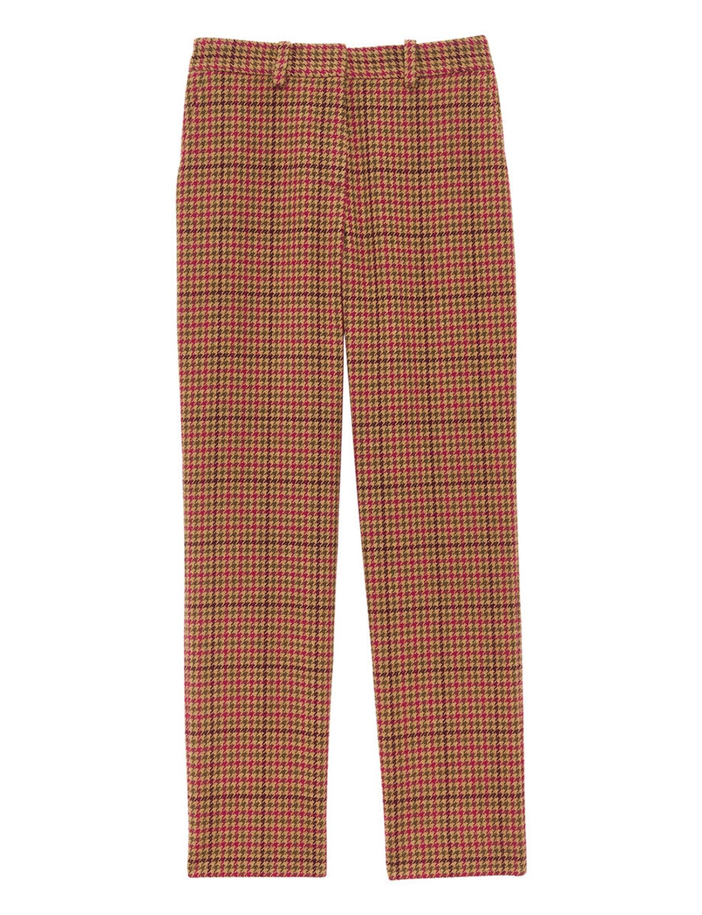 Audrey wool houndstooth trousers