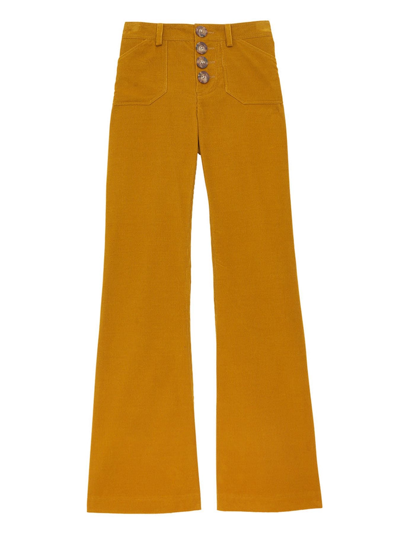 Charlotte ochre trousers