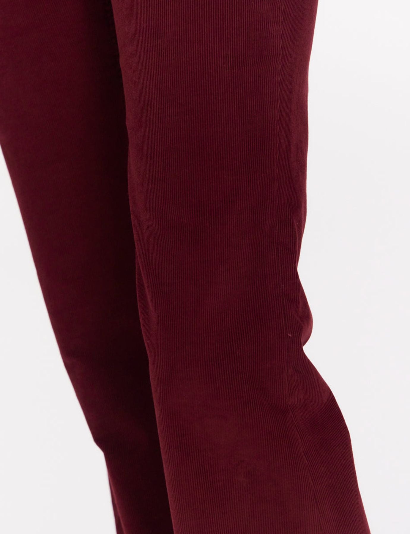 Hose Charlotte Velours pflaume