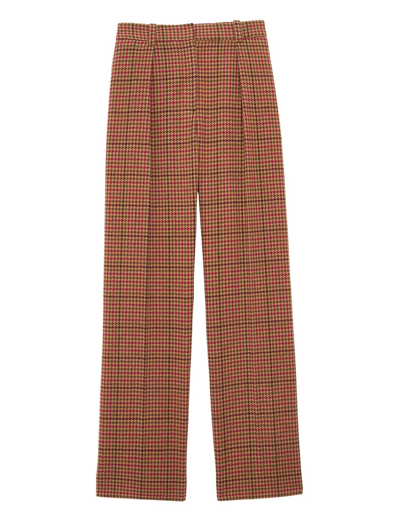 Hector houndstooth trousers wool