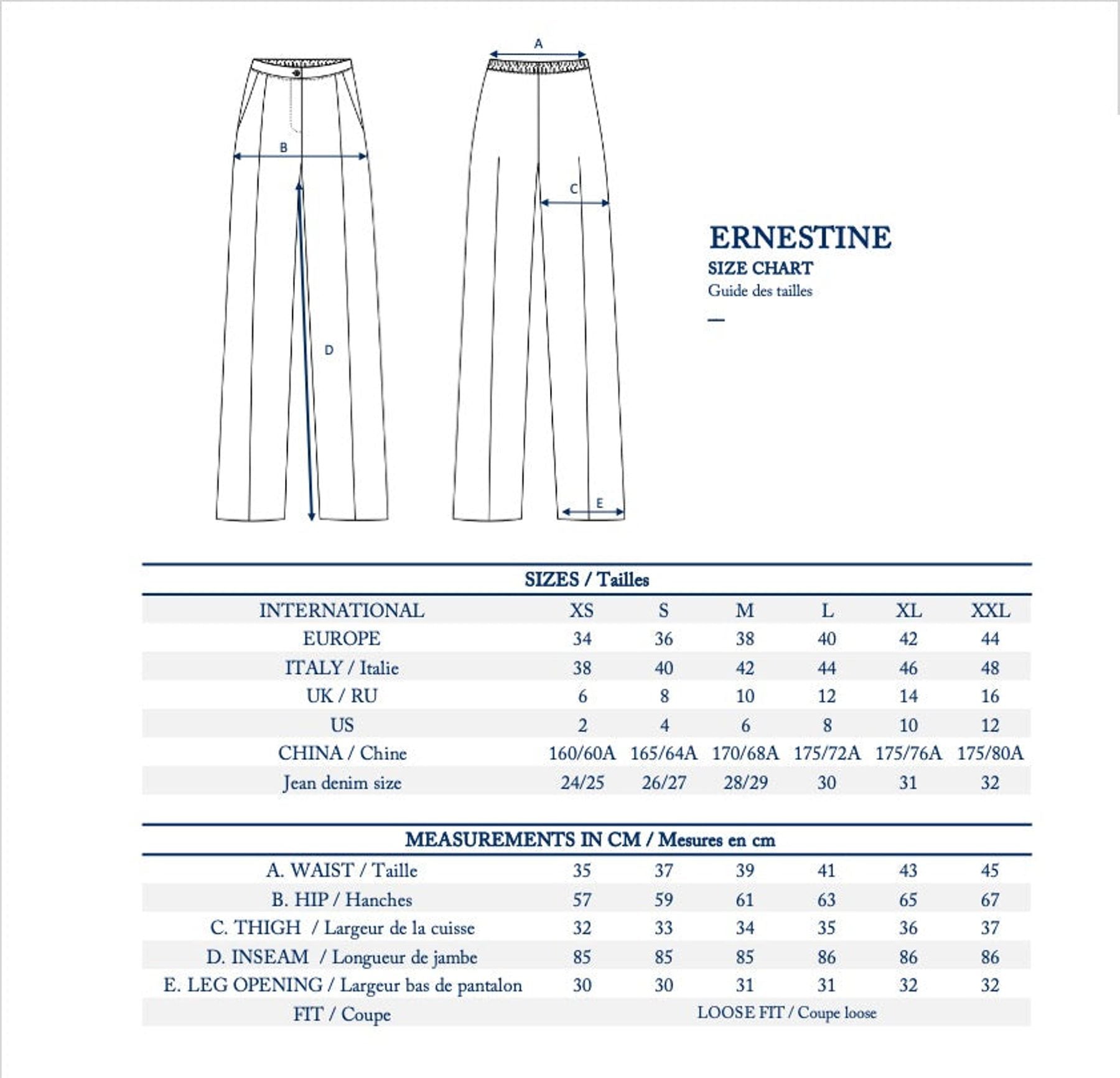 Ernestine gold lamé trousers