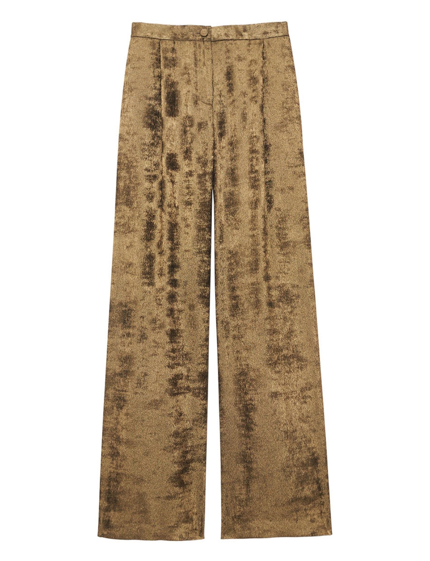 Ernestine gold lamé trousers