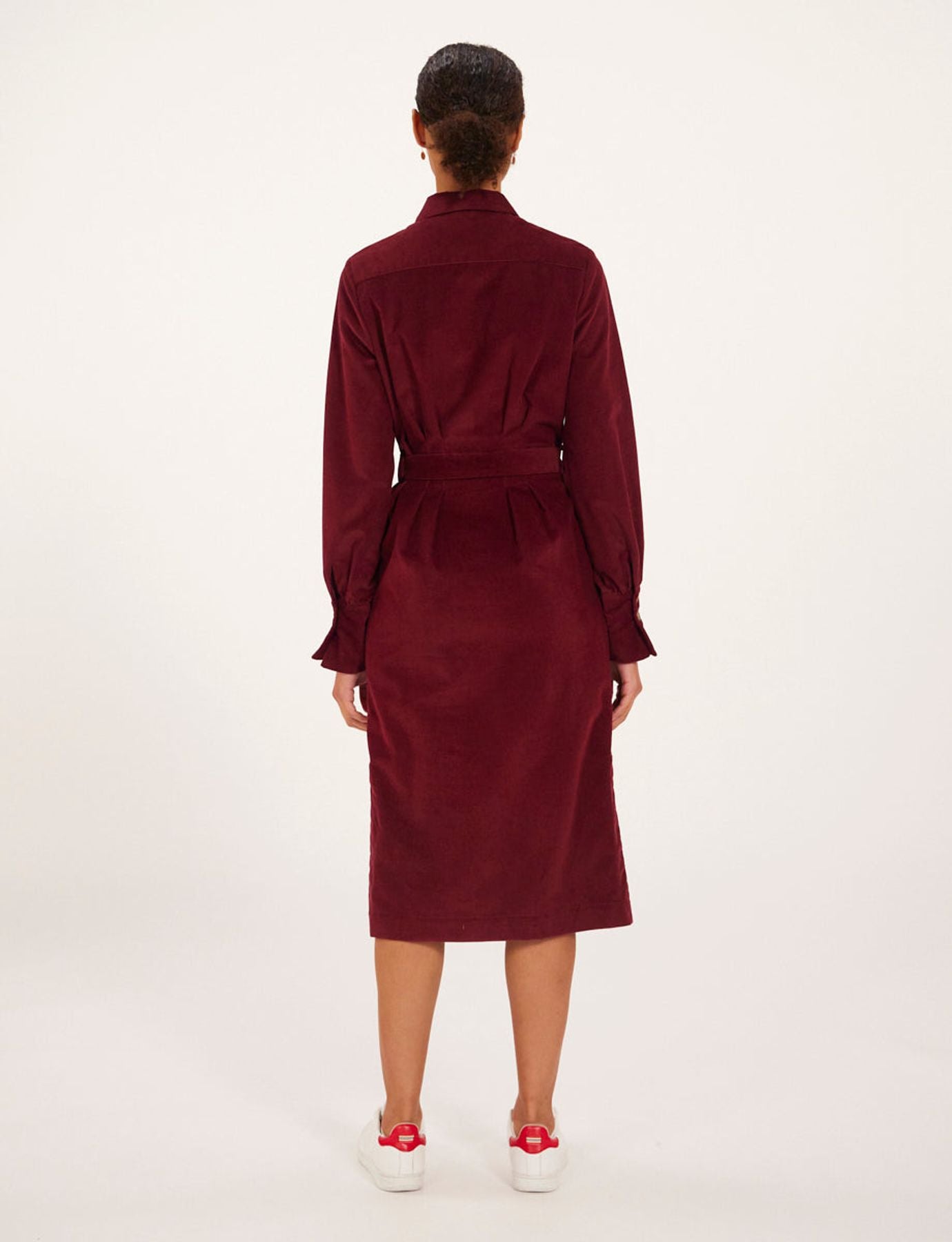 Kleid Rosabella Pflaume Samt