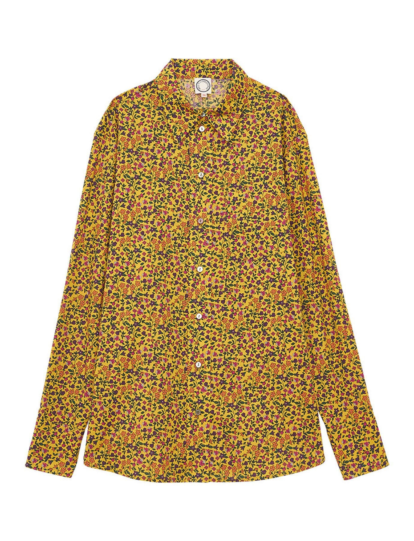 Camisa floral amarilla Maureen