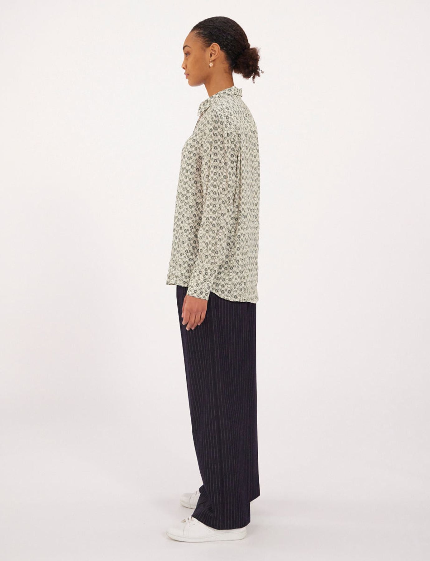 Maureen oak leaf print shirt