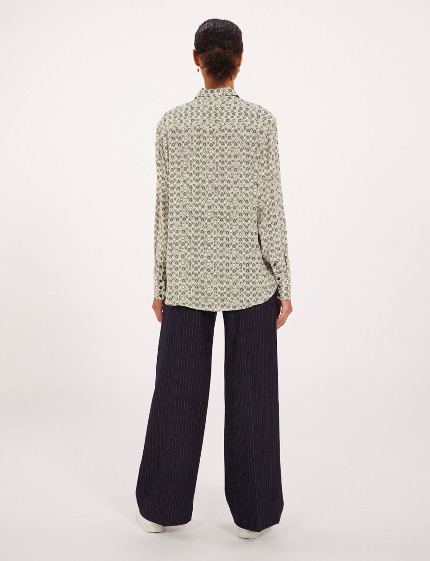 Maureen oak leaf print shirt