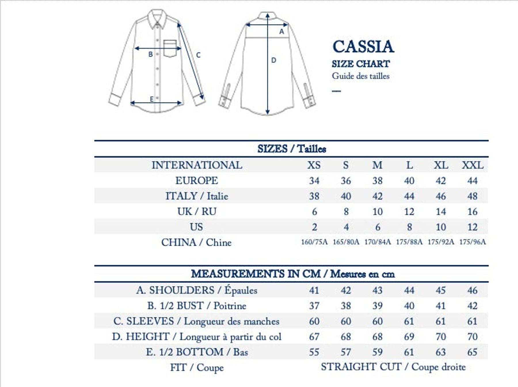 Chemise Cassia ocre à carreaux