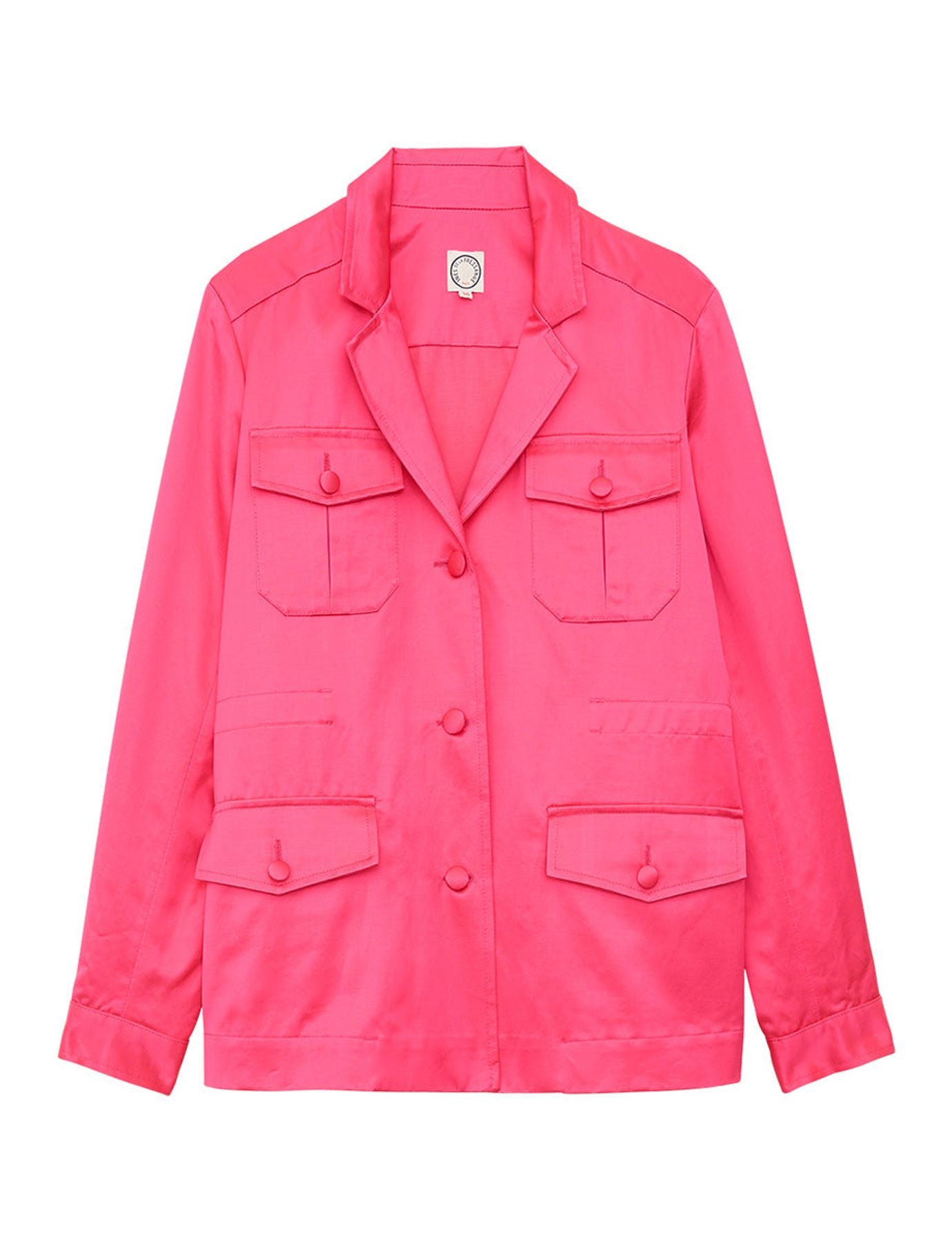 Pink satin Flipper jacket