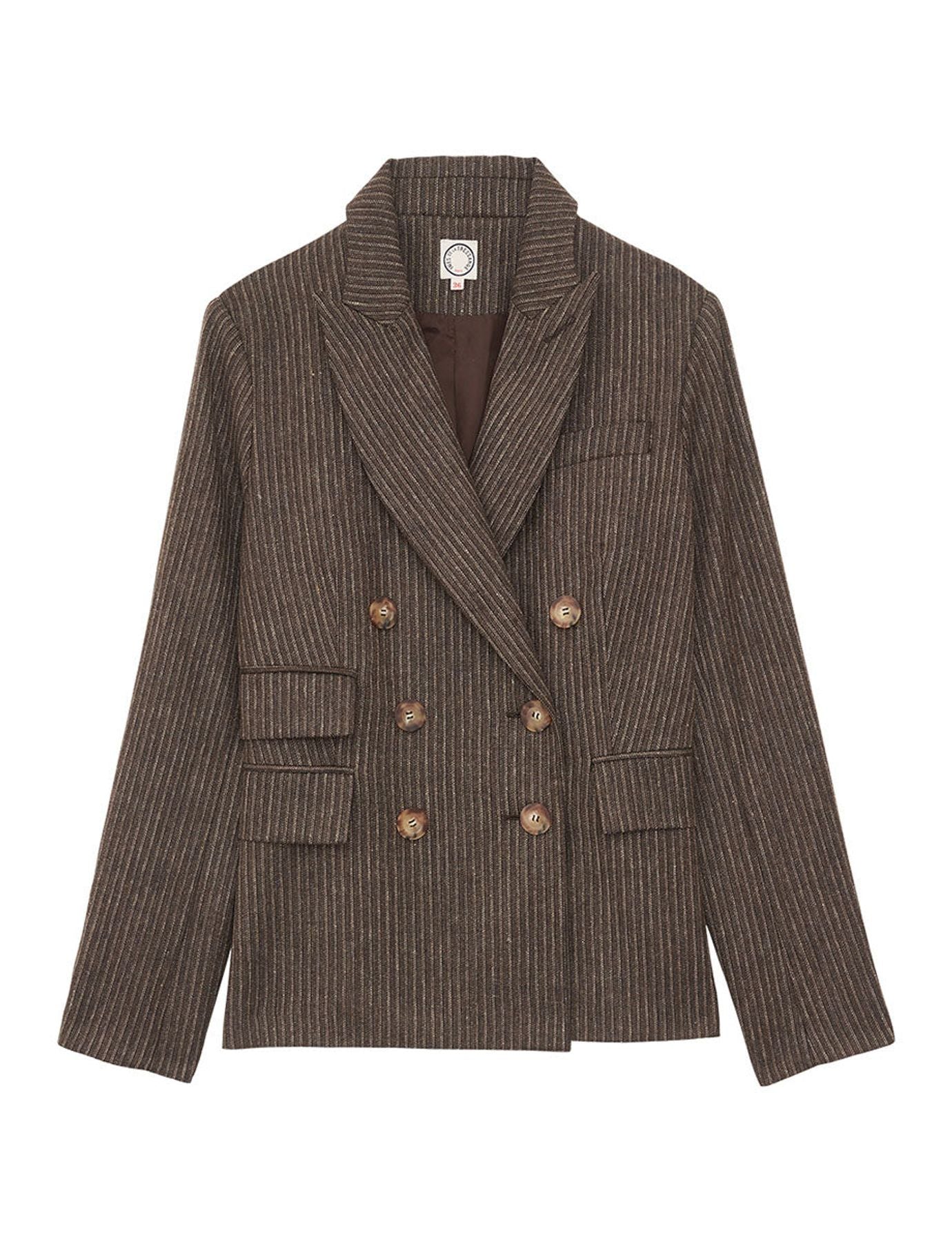 Blazer Maurice marron laine