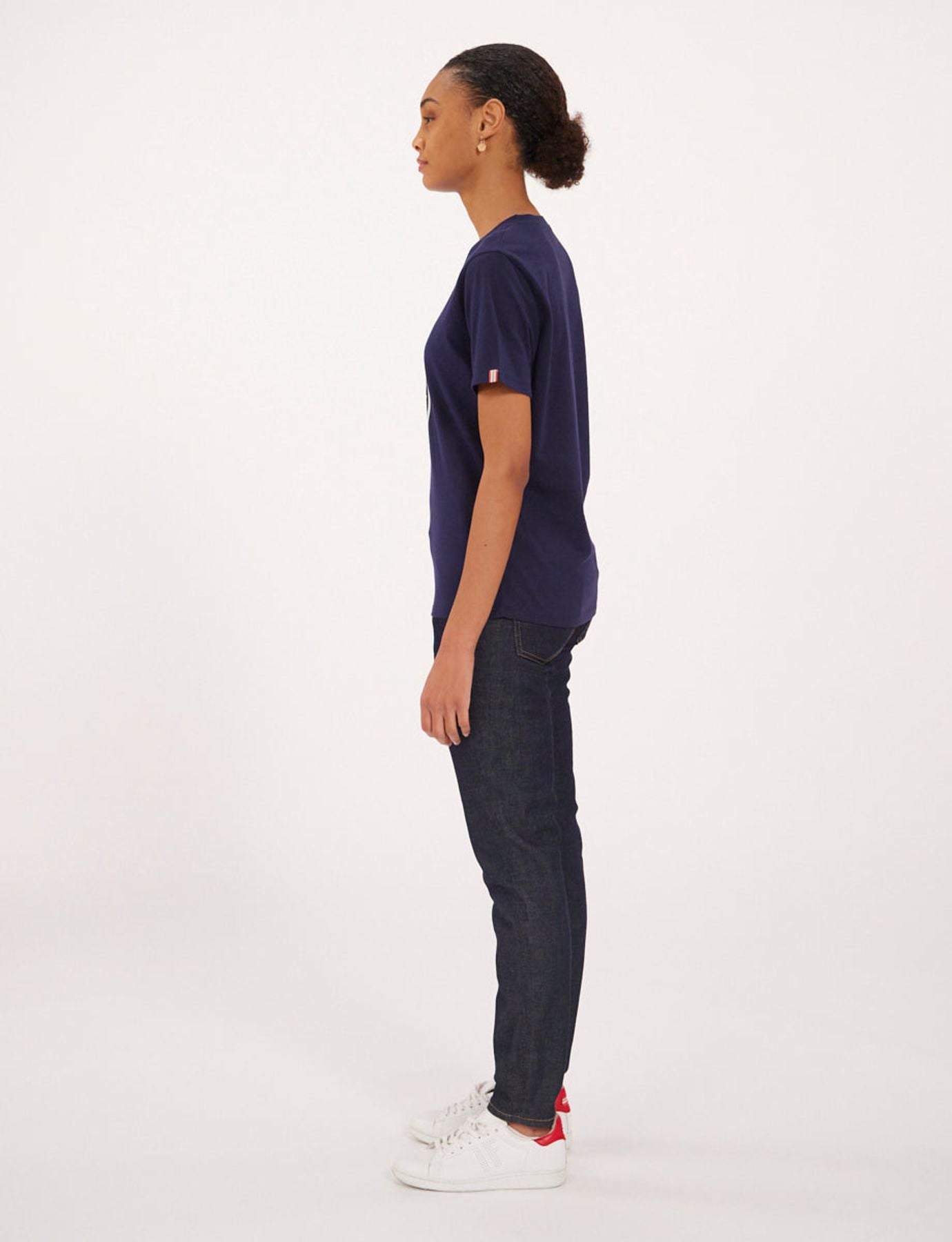 Aurora navy blue/white T-shirt