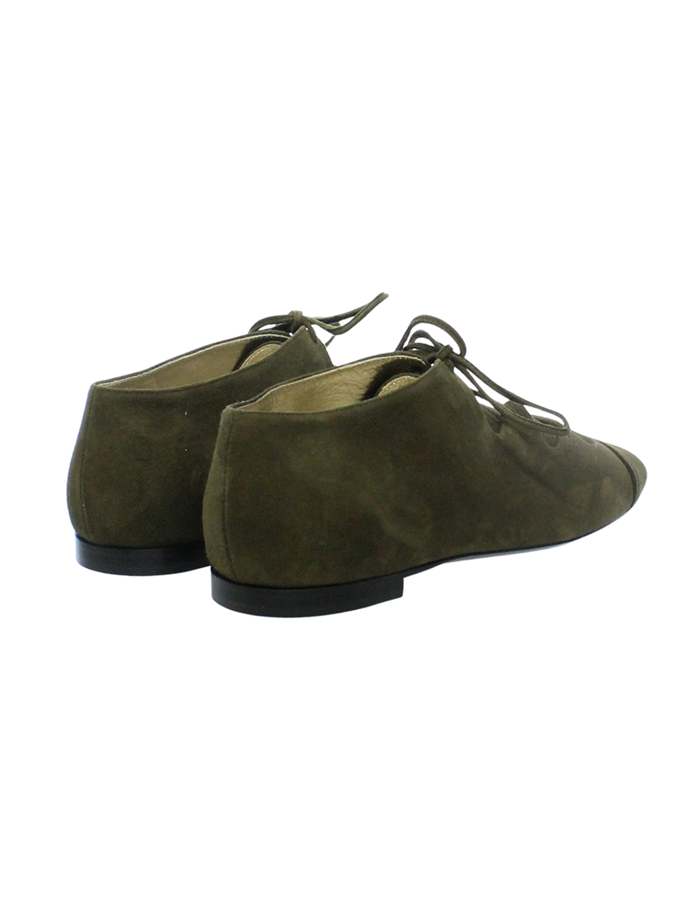 Ghillies en daim kaki