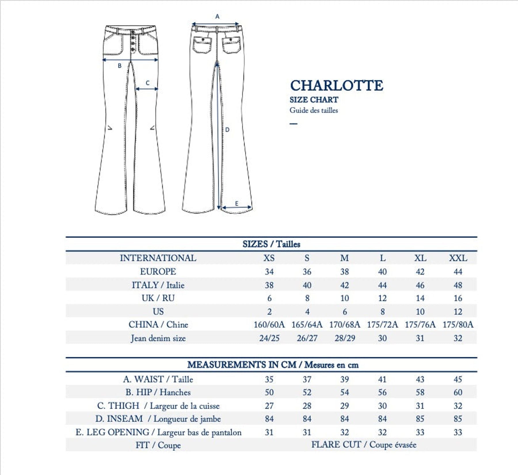 Pantaloni flare Charlotte in velluto liscio color kaki