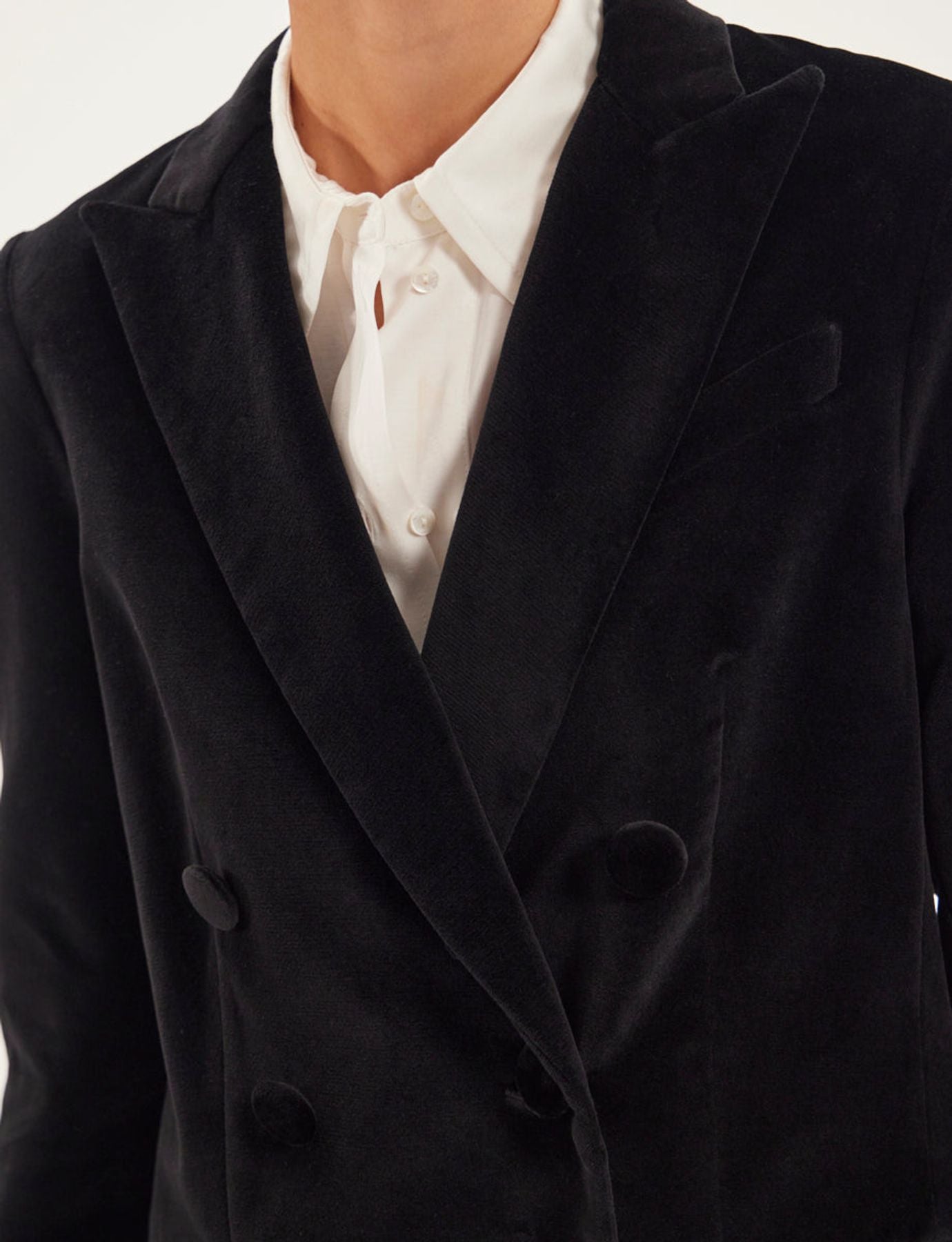 Blazer Ezio in cotone dal taglio dritto
