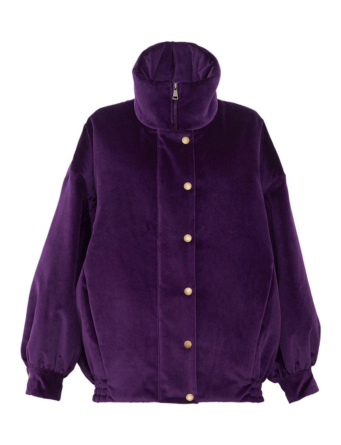 Weit geschnittene Jacke Elios violett