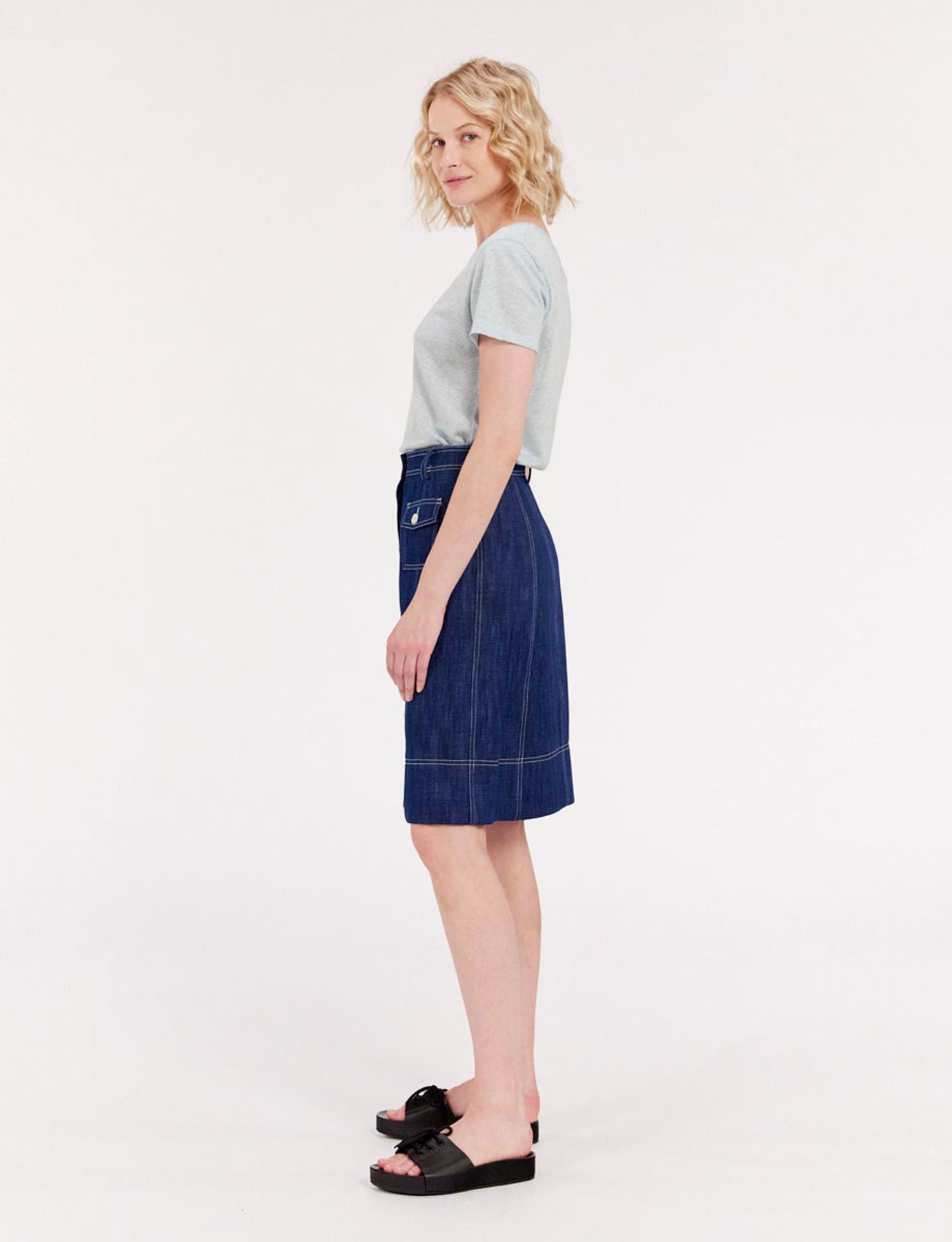 Gonna in denim Rachel