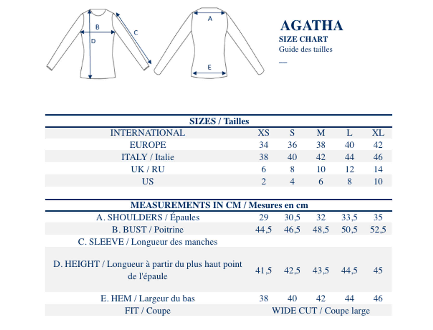 Maglia senza maniche Agatha ecrù