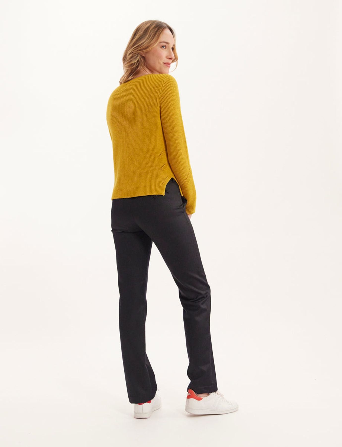 Pull Agathe moutarde