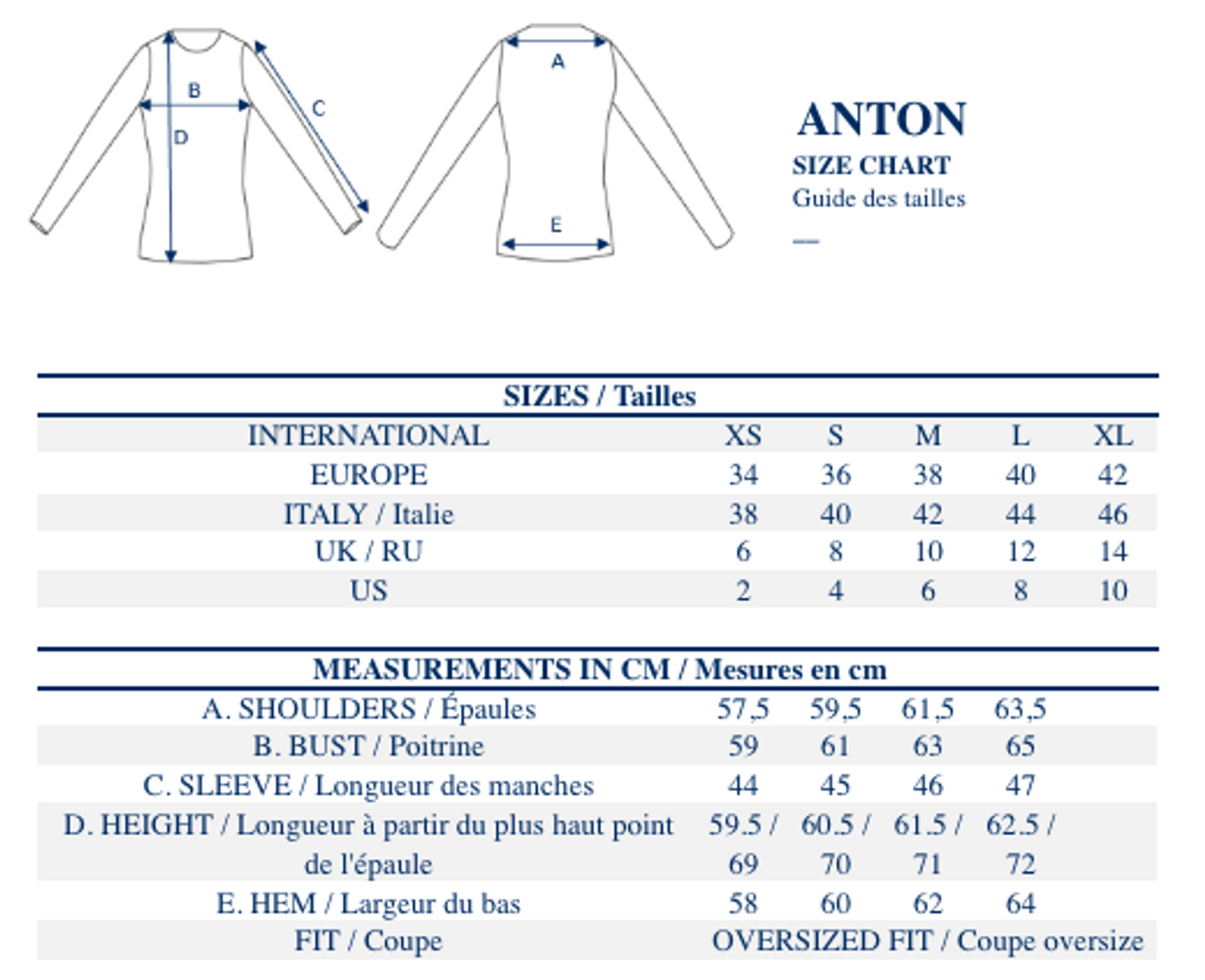 Anton, maglione in cashmere avorio con scollo a V