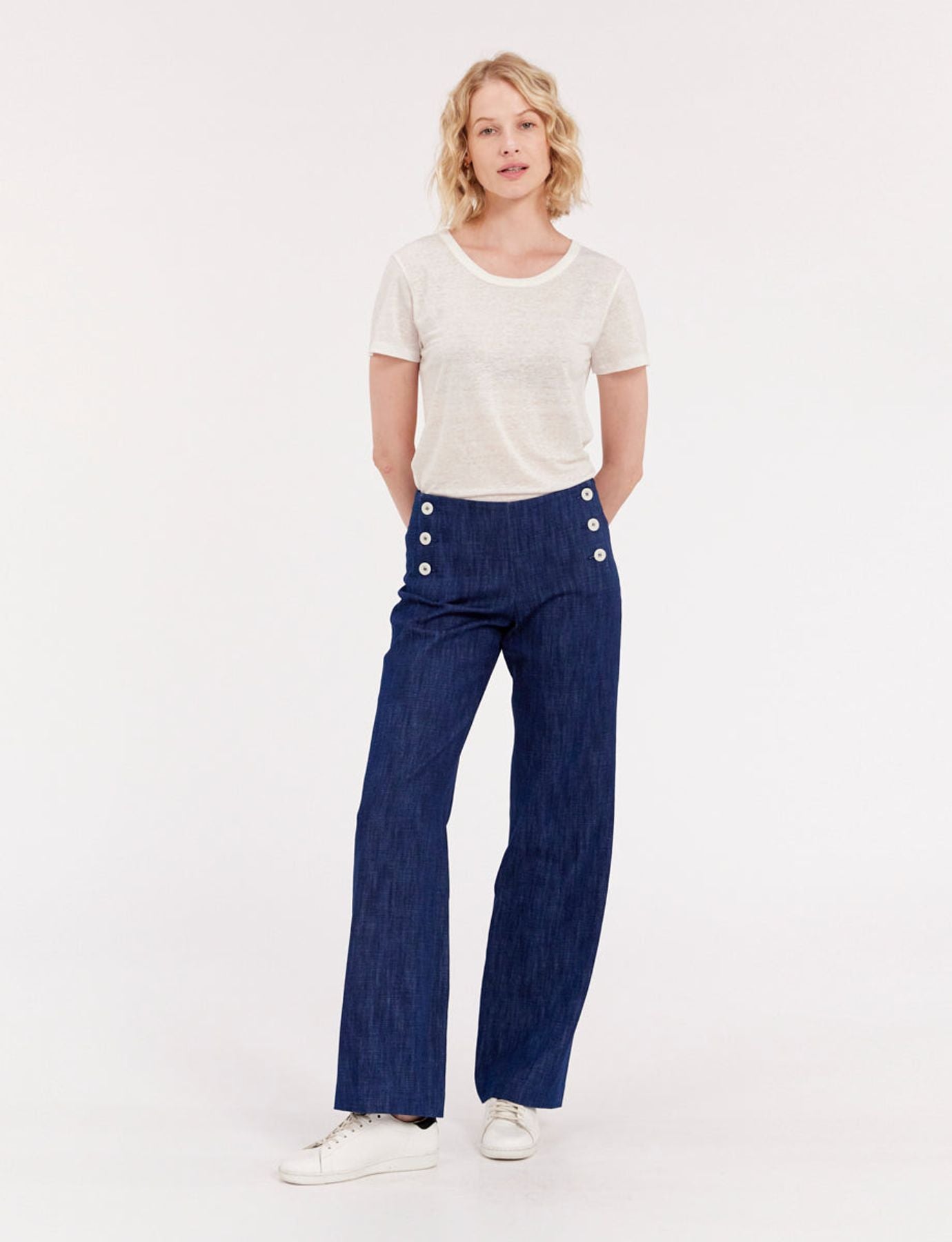 Pantaloni blu Gabriel