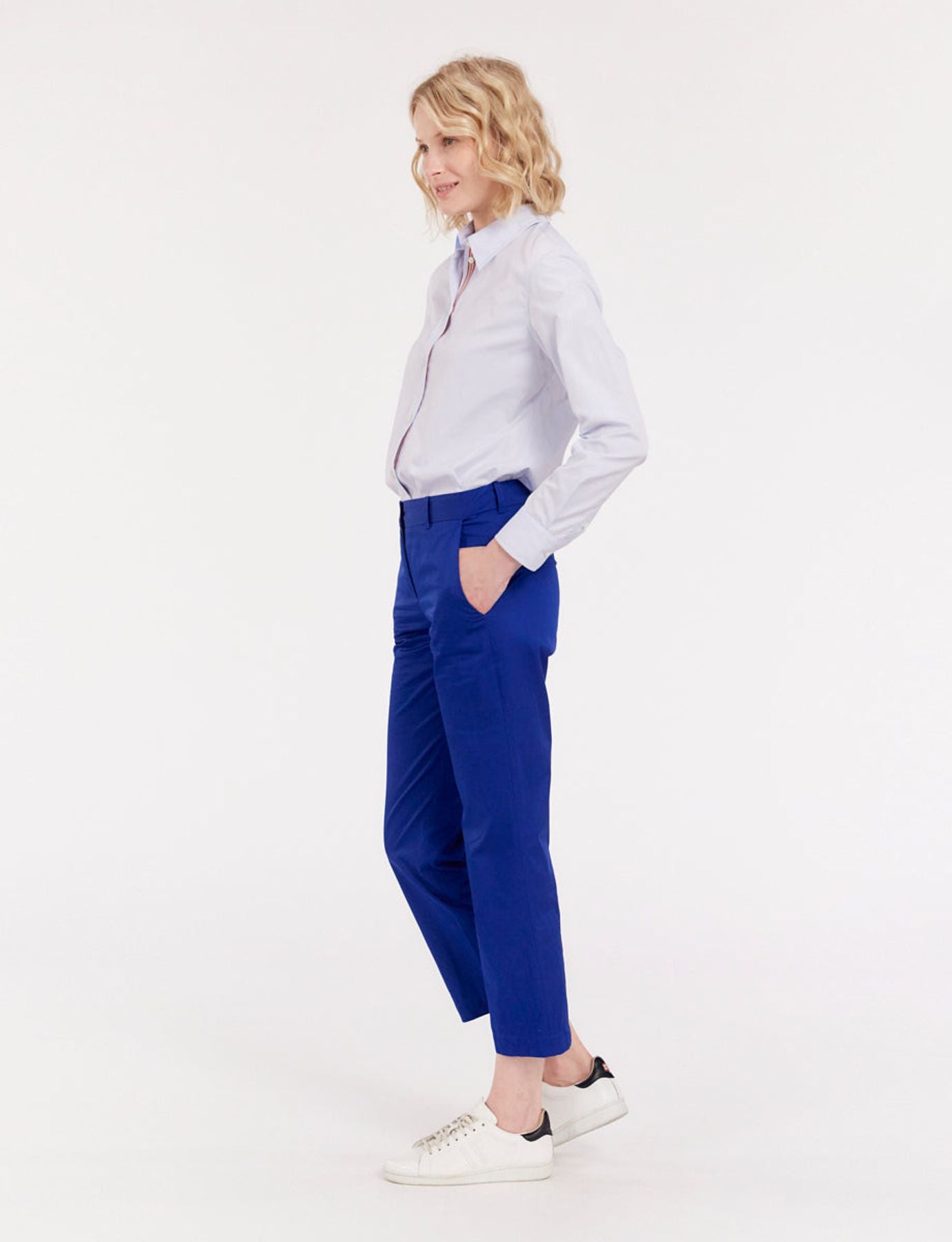Francesca-Hose blau
