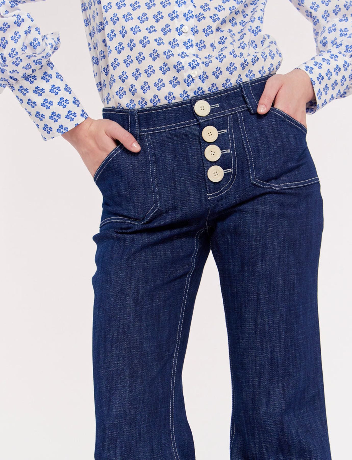 Charlotte blue trousers