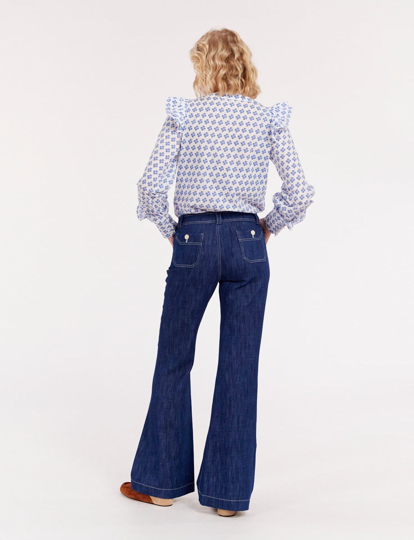 Charlotte blue trousers