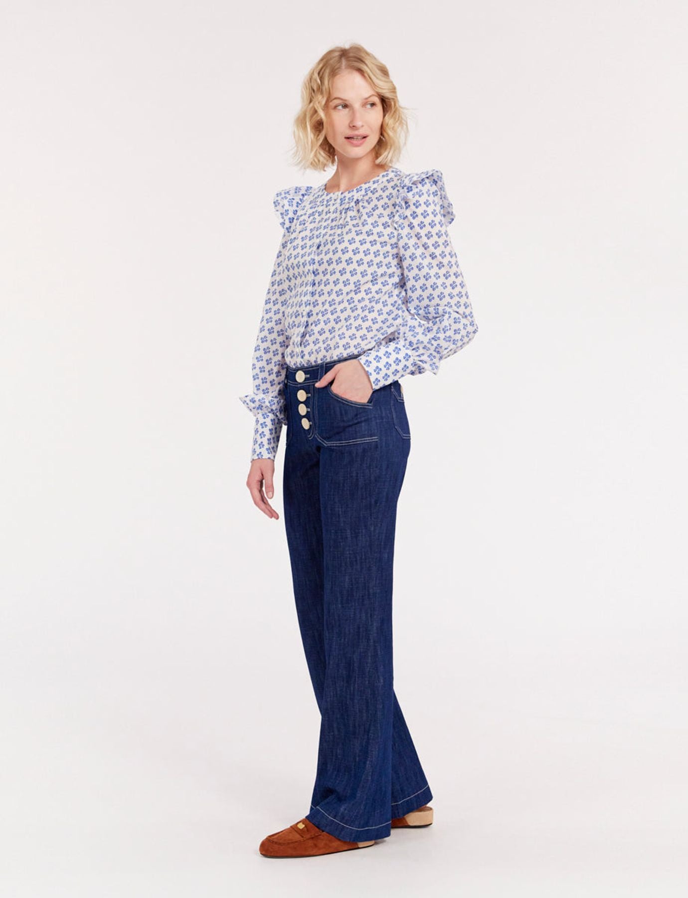 Charlotte blue trousers