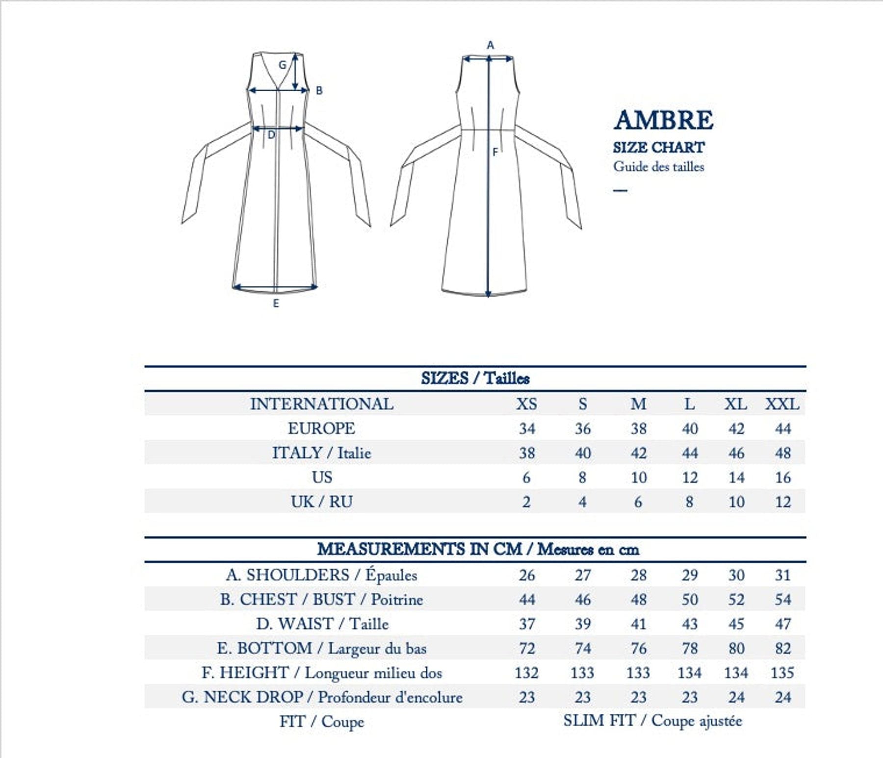Ambre long dress in raspberry linen