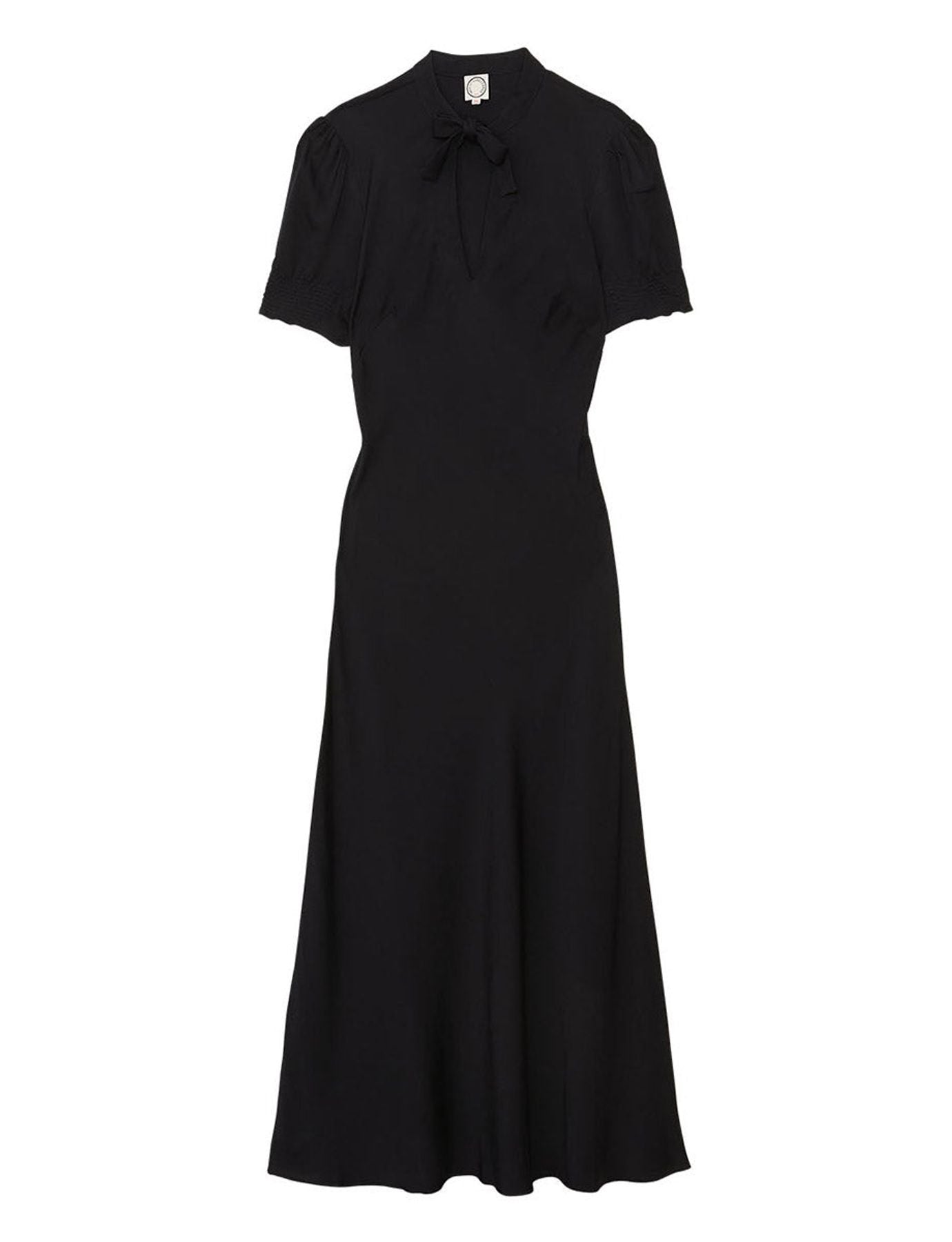 Robe Cerise longue bleu marine