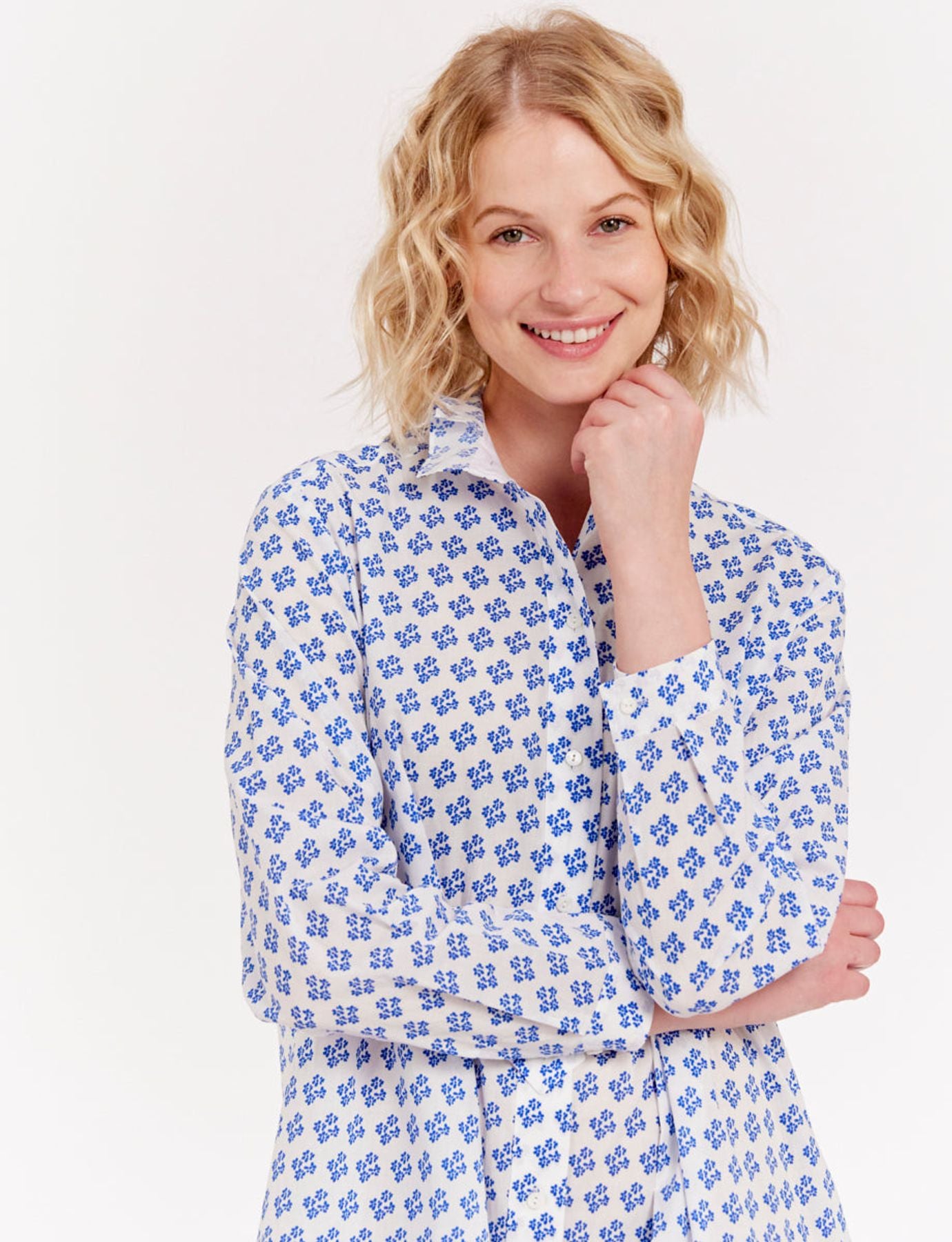 Monica print dress