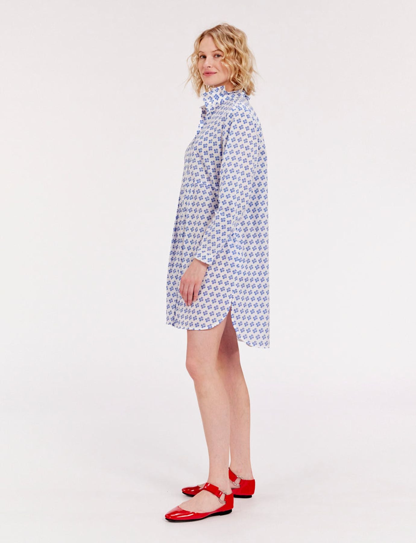 Monica print dress