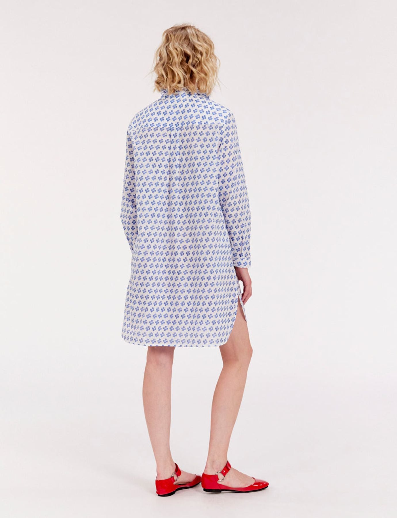 Monica print dress