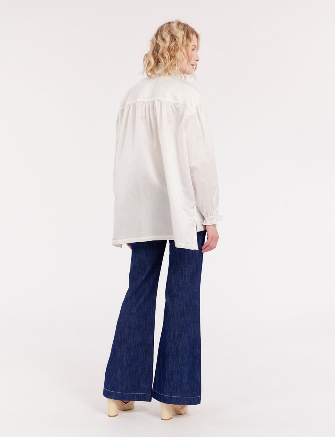 Maryange oversize white shirt
