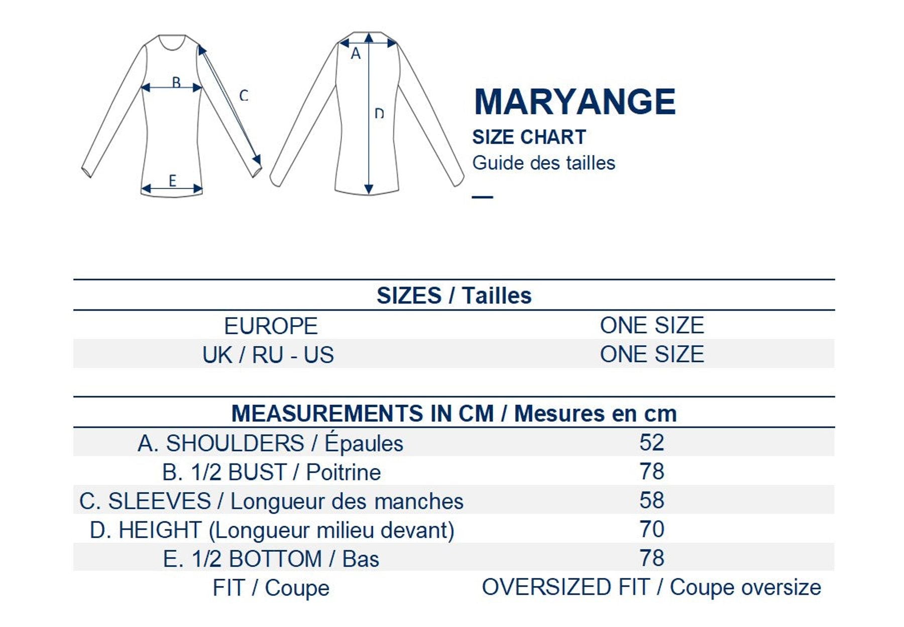 Maryange oversize white shirt