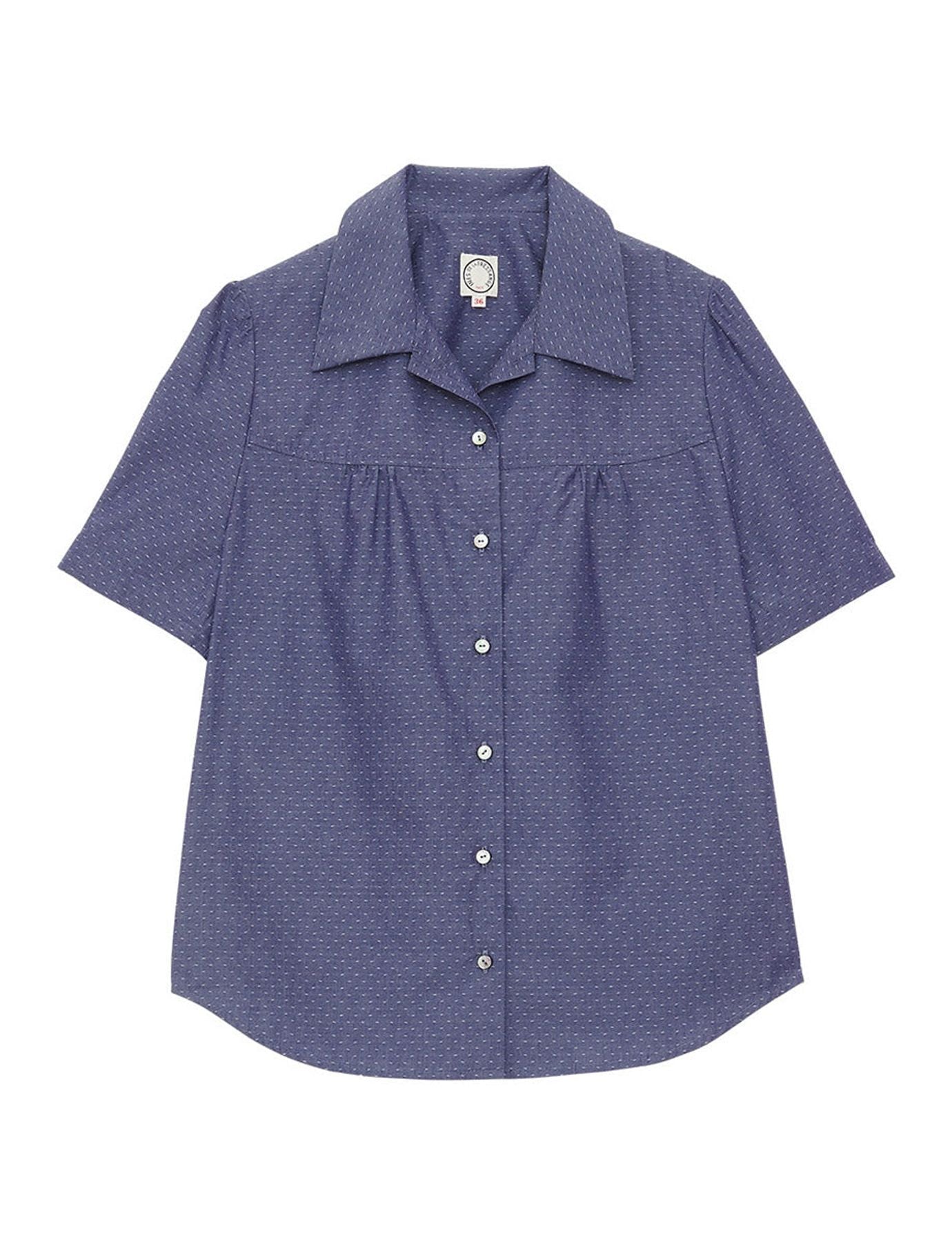 Constance blue blouse