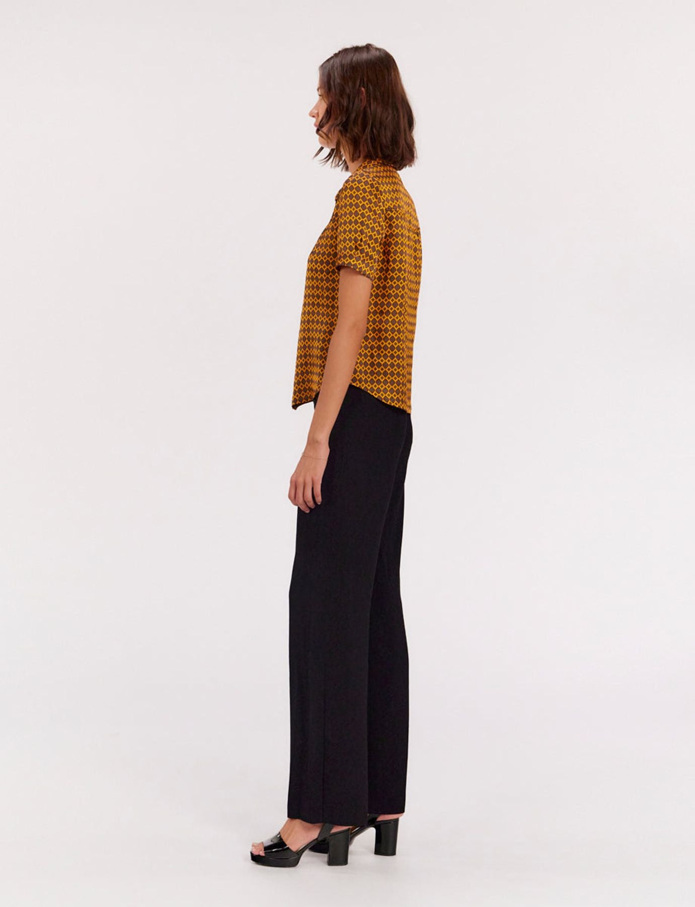 Constance printed blouse