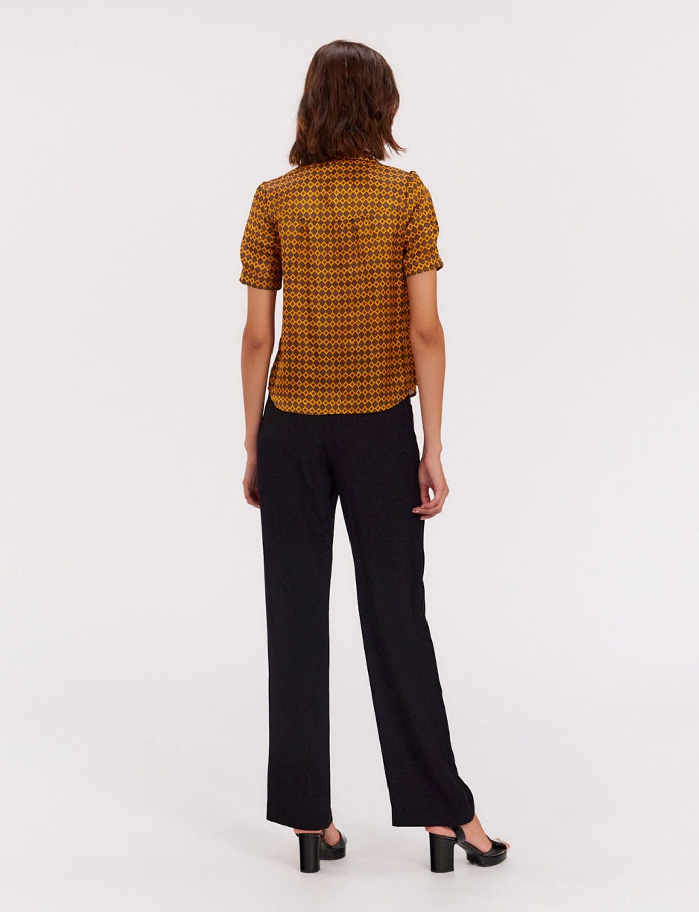 Constance printed blouse