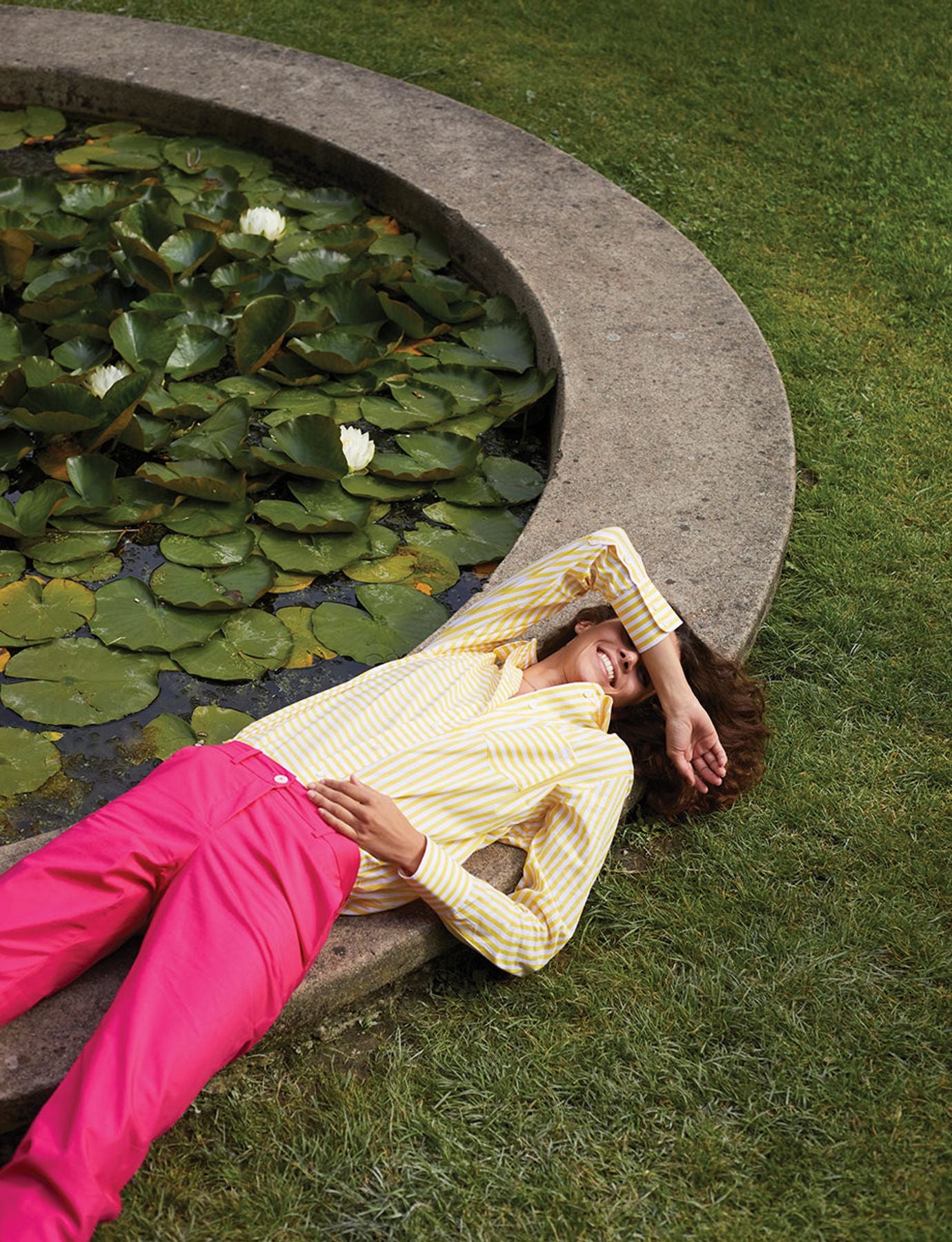 Chemise Maureen rayée jaune