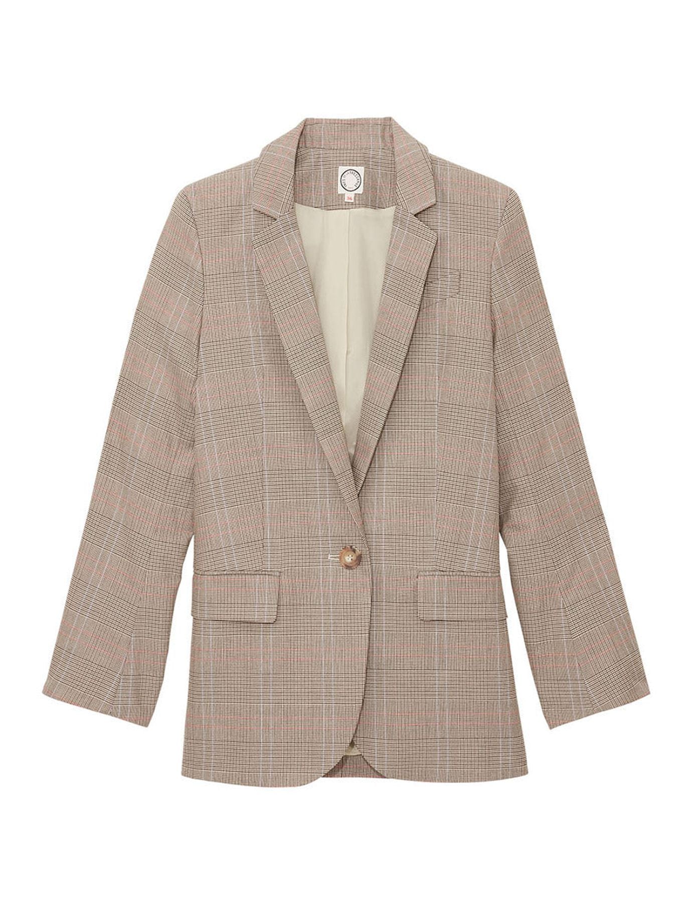 Veste Bruna en coton à carreaux