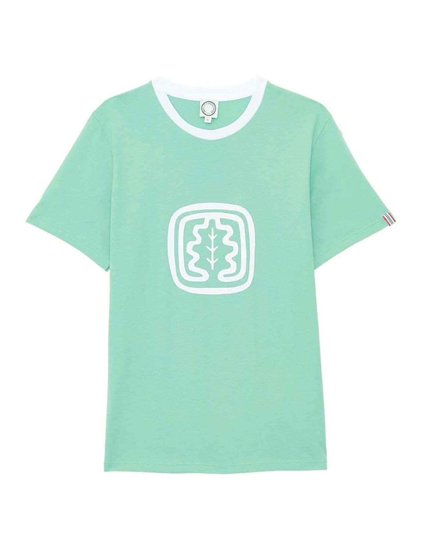 Tee-shirt Oscar col rond vert