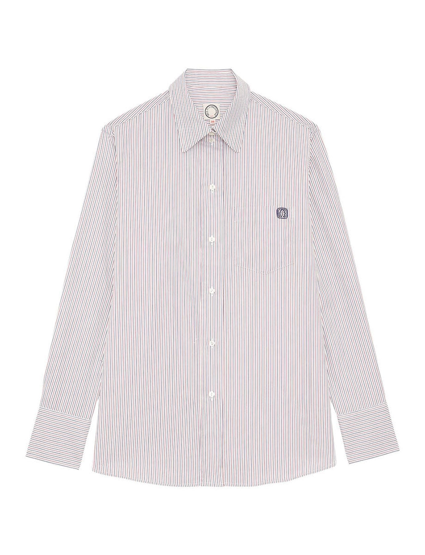 Chemise Maureen bleu-blanc-rouge
