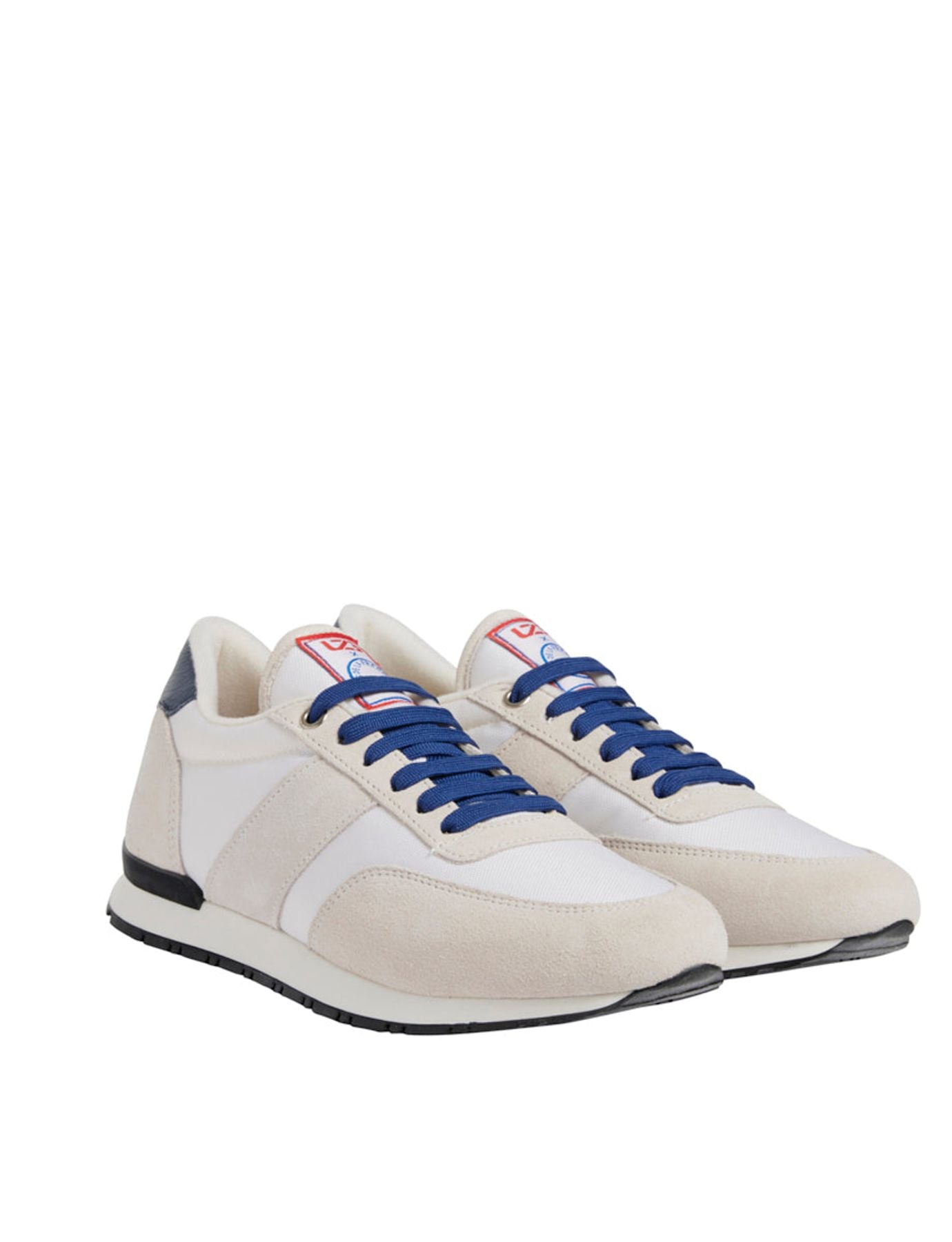 Baskets "77" UZS x Ines de la Fressange Unisexe blanc/beige/bleu