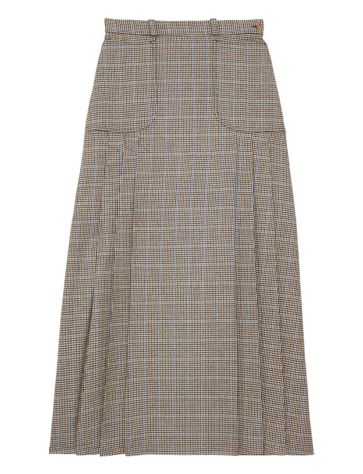 Leila houndstooth skirt