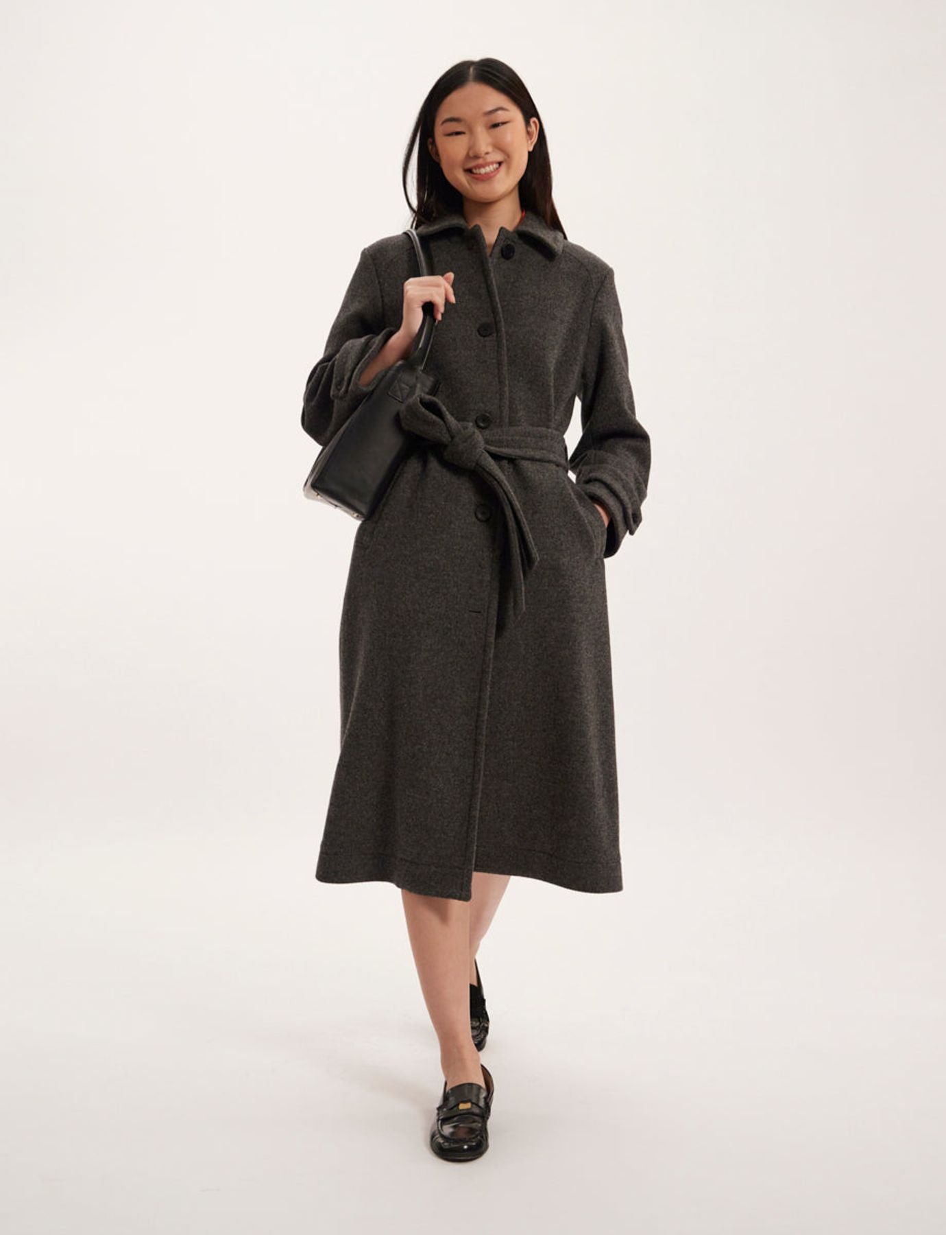 Esmé dark grey coat
